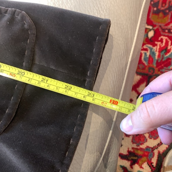 COPY - ESCADA BLAZER dark brown velours size 4 - Picture 9 of 13